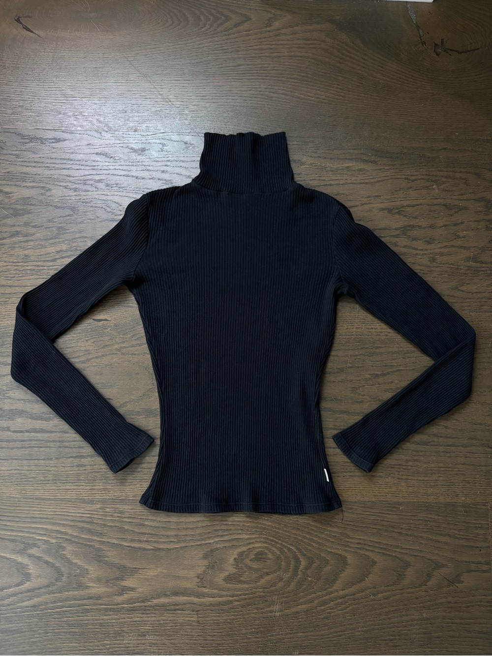 Brixton Black Ribbed Longsleeve Turtleneck